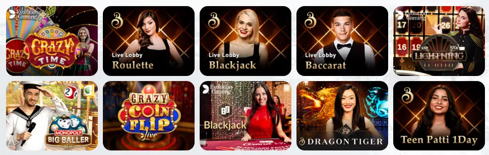 Live casino games 7signs CASINO