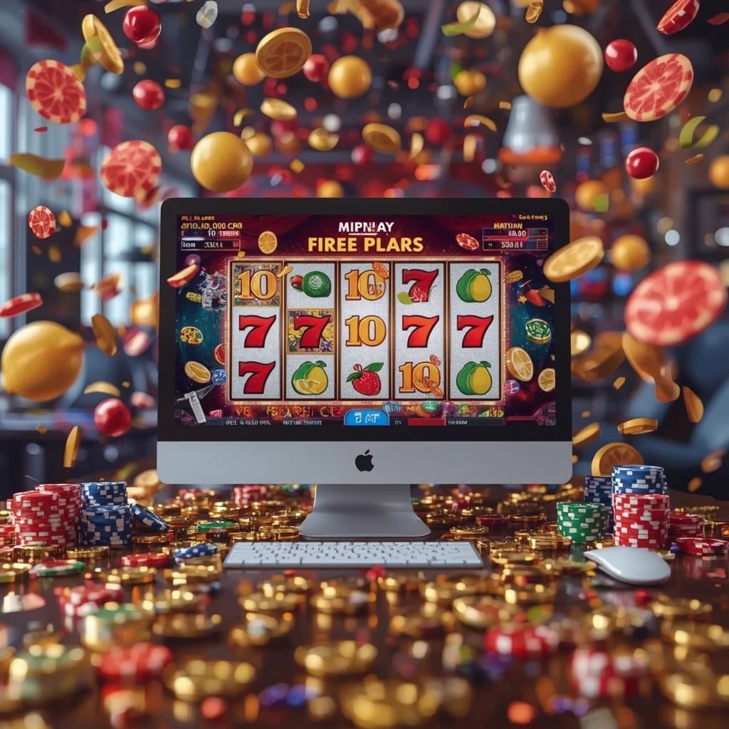 slot machines on the monitor 7SIGNS CASINO